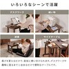 VT-7986NA 昇降テーブル 一人用 デスク テレワーク  PCデスク 机 作業台 高さ調節 選べるサイズ【幅65/80cm】 萩原 02705697