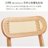 SH-B8640WH-54WH-3SR ラタン調 ダイニングテーブルセット 3点セット 2人掛け 円形テーブル チェア2脚 韓国インテリア 萩原 02705767