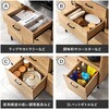 CKC-7161DBR ステンレス天板 キッチンカウンター  キッチンボード ロータイプ 食器棚 レンジ台 引き出し 脚付 選べるサイズ【幅85・幅120・幅140】 萩原 02708671