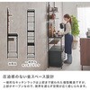 KTR-3221NW キッチンラック 突っ張り 棚 ゴミ箱上ラック 高さ調節 壁面収納 選べるサイズ 【幅60/幅80cm】 萩原 02705889