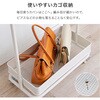 KHR-3777BK ハンガーラック ワゴン トローリー キャスター付き 高さ調節 選べる3色×4タイプ 萩原 02705907
