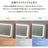 MD-5845WH LEDライト付き デスクドレッサー 幅50cm ドレッサー おしゃれ かわいい スツール付き コンセント付き 萩原 02706476