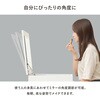 MD-5845WH LEDライト付き デスクドレッサー 幅50cm ドレッサー おしゃれ かわいい スツール付き コンセント付き 萩原 02706476