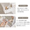 MD-5843WH LEDライト付き ドレッサーテーブル ロータイプ 引き出し付き 選べるサイズ【幅80/95cm】 萩原 02706790