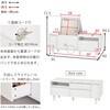 MD-5843WH LEDライト付き ドレッサーテーブル ロータイプ 引き出し付き 選べるサイズ【幅80/95cm】 萩原 02706790