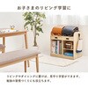 MCC-6431NA ランドセルラック 2人用 完成品 組立不要 隠しキャスター付き 教科書収納 子供部屋 幅62 萩原 02706921