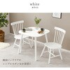 BT-8627-42-LBR-3SR ダイニングテーブル セット 角型 ウィンザーチェア 3点セット 2人掛け 幅75cm ファンバックタイプ 萩原 02707106