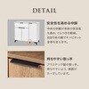 RCC-1538NA 木目調 アイアン キャビネット サイドボード 書類 A4 引き出し収納タイプ 選べるサイズ 【 幅90cm・120cm 】 萩原 02707176
