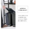 KR-3754WH ゴミ箱上ラック 伸縮式 レンジ台 キッチン収納 隙間収納 可動棚 選べる形状 【パネルタイプ・オープンタイプ 】 萩原 02707962