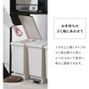 KR-3753BK ゴミ箱上ラック 伸縮式 レンジ台 キッチン収納 隙間収納 可動棚 選べる形状 【パネルタイプ・オープンタイプ 】 萩原 02707262