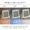 MD-5842WH LEDライト付き ドレッサーテーブル ロータイプ 引き出し付き 選べるサイズ【幅80/95cm】 萩原 02707332