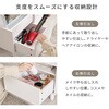 MD-5842WH LEDライト付き ドレッサーテーブル ロータイプ 引き出し付き 選べるサイズ【幅80/95cm】 萩原 02707332