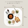 BT-8627LBR-R ダイニングテーブル 2人用 幅75  2人掛け 正方形 カフェテーブル 韓国 インテリア 角型 コンパクト 萩原 02708190