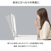 MD-5844WH LEDライト付き デスクドレッサー 幅80cm ドレッサー おしゃれ かわいい 引き出し付 大容量 スツール付き コンセント付き 萩原 02707788