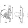 HT45-W3W4-E-50P ネグロス電工 吊りボルト用ケーブル支持具 50個入 HT45-W3W4-E-50P ネグロス電工 02709346