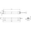 NLT2-40-AC-S スリム型防水LEDライト 3mケーブル 日機 02742989