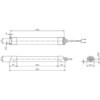 NLT2-10-AC-S スリム型防水LEDライト 3mケーブル 日機 02742998