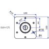 EL-R50-S エクセルレッグ本体パイプセット50Φ ROYAL(ロイヤル)[建築金物] 02743007
