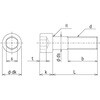 M8 x 20 12.9六角穴付ボルト (SCM435/無電解ニッケル)(パック品) 全ネジ YFS 02743698