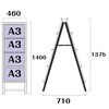 kdks-a3y8r カードケーススタンド看板両面タイプA3横8枚 高昇 02757296