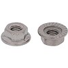M4x10 プラケースラックコンテナ入りフランジナットセレート付き(ステンレス/SUS304) OHSATO(大里) 02760112