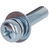 M5x20 プラケースラックコンテナ入り(+)座金組込ねじP=3(鉄/ユニクロめっき) OHSATO(大里) 02760279