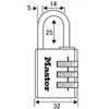 630JADBLK ナンバー可変式南京錠 MASTER LOCK 02763079