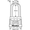 M1JADLJ マグナム シリンダー式南京錠 MASTER LOCK 02763201