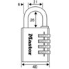 640JADBLK ナンバー可変式南京錠 MASTER LOCK 02763219