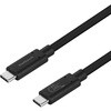 Type-C to Type-C USB4 40Gbps 240W対応 認証品ケーブル ブラック OWLTECH(オウルテック)