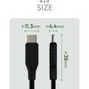 OEC-CBM3CC10-GR マグネットシリコンケーブル PD60W USB Type-C to USB Type-C OWLTECH(オウルテック) 02774726