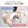 OWL-CBX4CC2-WH PD60W充電/データ転送 USB Type-C to USB Type-C 充電ケーブルにもなるフィンガーストラップ OWLTECH(オウルテック) 02774769