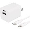 PD20W C×1 A×1 AC充電器 Type-C to Cケーブル 1.5m付属 OWLTECH(オウルテック)