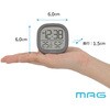 TH106DGYZ 時計付温度湿度計 MAG 02775180