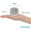 TH106LGYZ 時計付温度湿度計 MAG 02775198