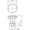 KMPF-36-M10-TZB メタルプルノブ NBK(鍋屋バイテック会社) 02781909
