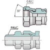 PA0316-DA x 4900L 8001+F=F+8001 PA0316-DA (両端金具F+アダプタ付)  3.5MPa エアー専用ホース (ネジサイズ1") BRIDGESTONE(ブリヂストン) 02803408