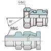 PA0312-DA x 340L 8002+C=C+8002 PA0312-DA (両端金具C+アダプタ付)  3.5MPa エアー専用ホース (ネジサイズ3/4) BRIDGESTONE(ブリヂストン) 02853300