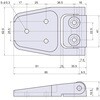 B-550 樹脂製リーフヒンジ ジョー・プリンス竹下 02871098