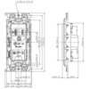 WTF19314WK コスモシリーズ 15A・20A兼用埋込アースターミナル付接地コンセント(絶縁枠付) Panasonic(パナソニック) 02875402