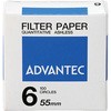 円形定量ろ紙 No.6 ADVANTEC