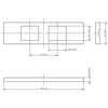 WCF8502MWK Sプレート(2コ用)(防気パッキン対応) Panasonic(パナソニック) 02936496
