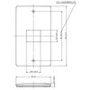 WTL7001WK アドバンスコンセントプレート1コ用 Panasonic(パナソニック) 02936557