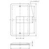 WN6701W フルカラー 簡易耐火用モダンプレート Panasonic(パナソニック) 02936968