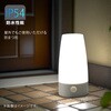 NIT-BHA4DW LEDセンサーライト 明暗・人感センサー 乾電池式 屋外対応 IP54 オーム電機 02989906