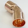 - 冷媒用銅管継手45°エルボ ユニ金属 02992092