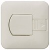 - 166746 G855AC用床丸穴化粧プレート ホワイト 光陽産業 02992600