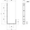 - ユニクロチャンネルフック 三基鋼業 02993991