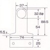 - A型首長ブラケット32mm 止 ホリエ金物 02995497