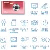 TT-SD1300P Bluemakeデジタルスリムカメラ ピンク 高橋国際商事 03094310